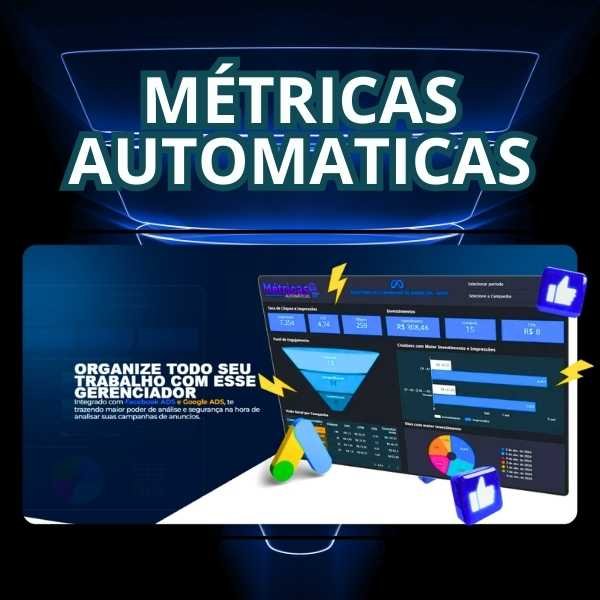 Métricas Automáticas – Plataforma Inteligente para Monitorar Resultados em Tempo Real