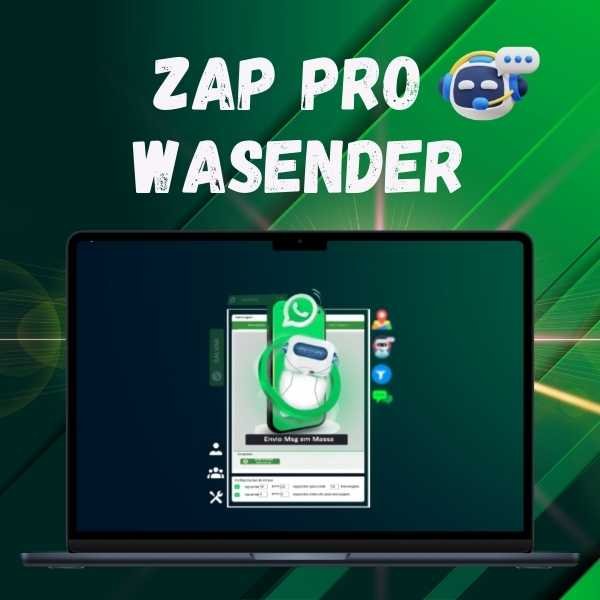 ZapPro Wasender – Envio Massivo de Mensagens pelo WhatsApp com Automação Profissional